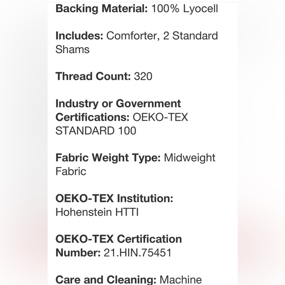 THRESHOLD NWT tencel comforter & sham set -copper -full/queen - Picture 9 of 9